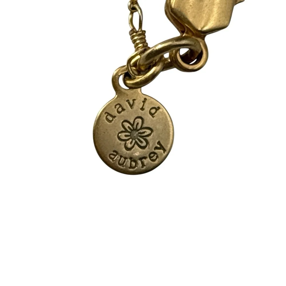Vintage Gold Tone David Aubrey‎ Zodiac Pisces Fish Multi Charm 16